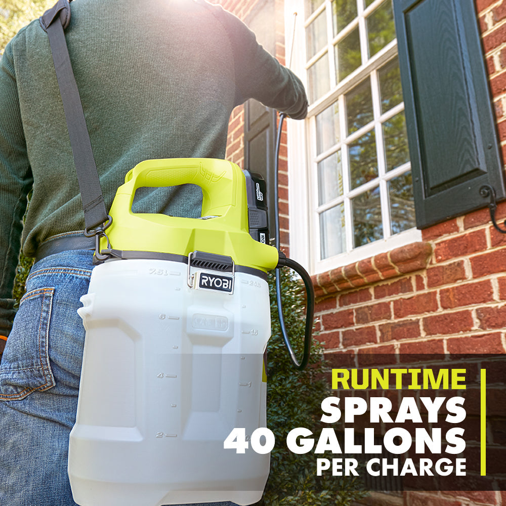18V ONE+ 2 GALLON CHEMICAL SPRAYER KIT | RYOBI