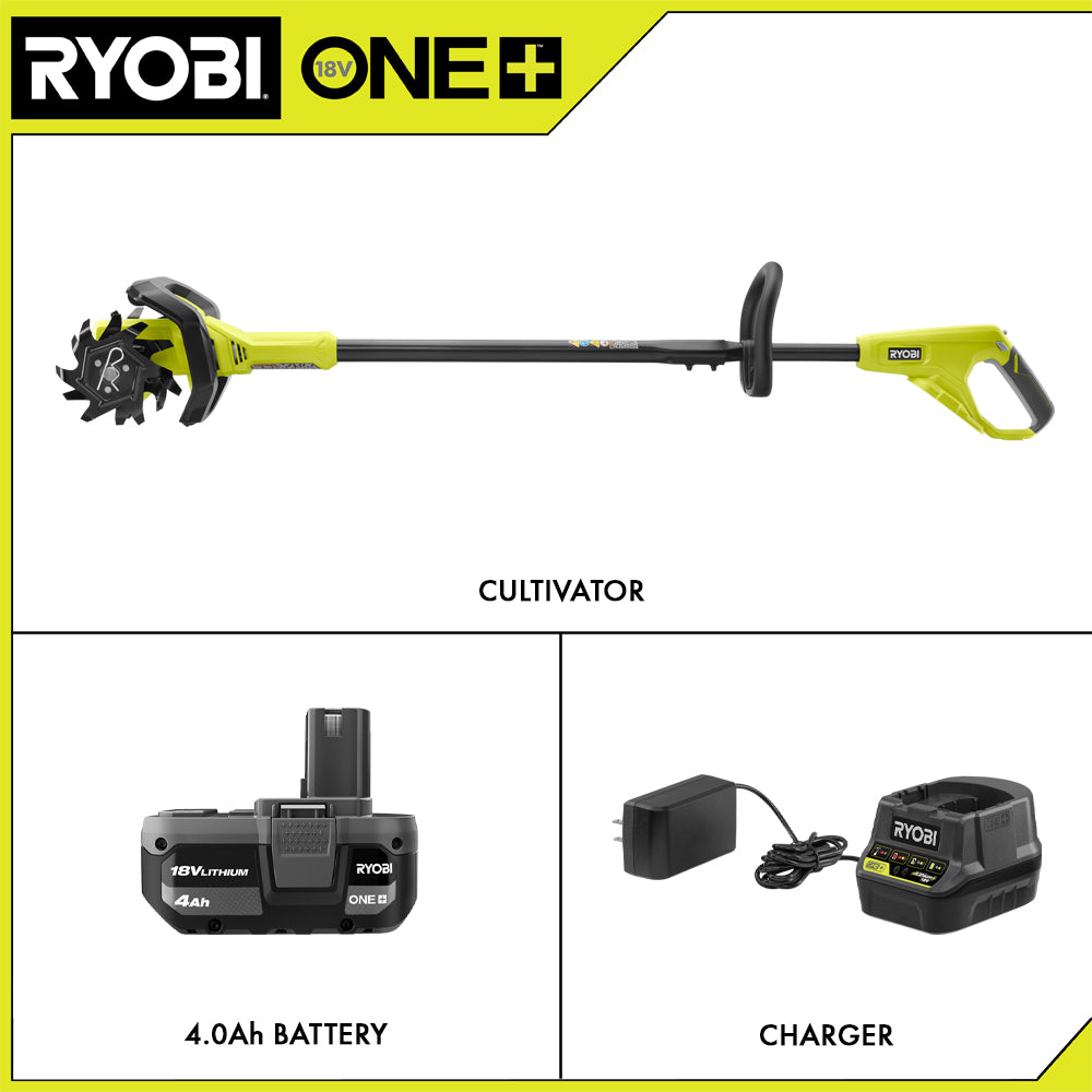 18V ONE+ 8″ CULTIVATOR KIT | RYOBI