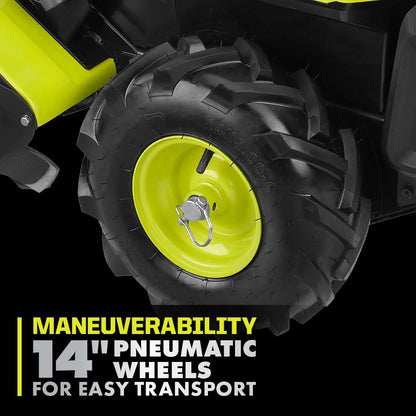 40V HP BRUSHLESS 18″ REAR TINE TILLER KIT | RYOBI