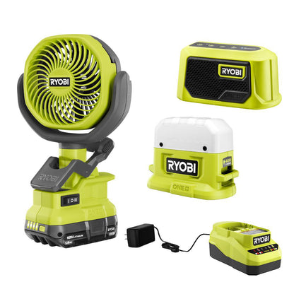 18V ONE+ COMPACT CAMPER’S KIT | RYOBI