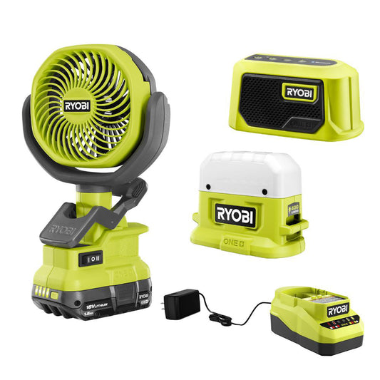 18V ONE+ COMPACT CAMPER’S KIT | RYOBI