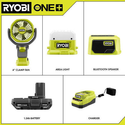 18V ONE+ COMPACT CAMPER’S KIT | RYOBI