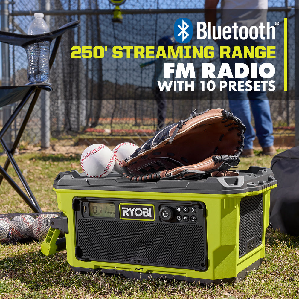 18V ONE+ HYBRID VERSE? LINK? BLUETOOTH? STEREO | RYOBI