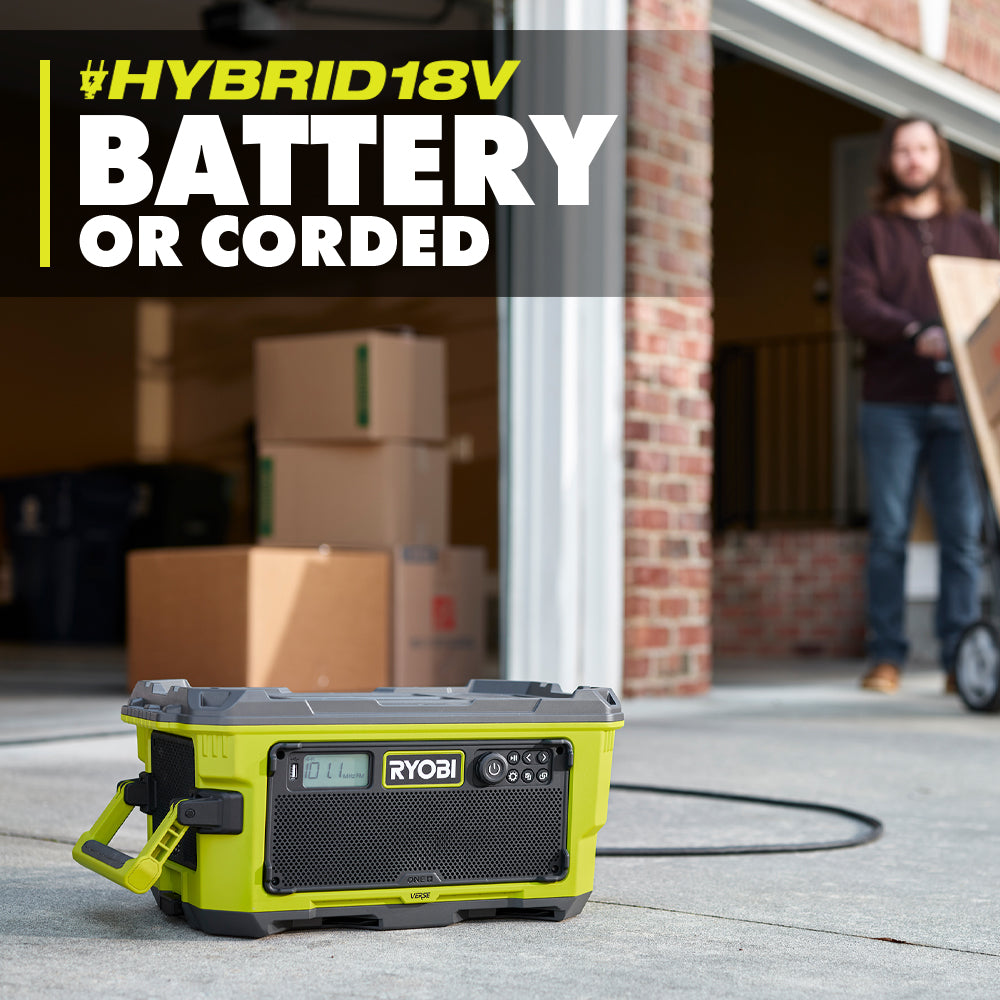 18V ONE+ HYBRID VERSE? LINK? BLUETOOTH? STEREO | RYOBI