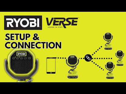 18V ONE+ VERSE? CLAMP SPEAKER | RYOBI