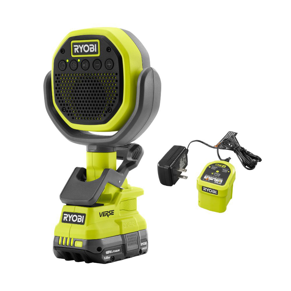 18V ONE+ VERSE? CLAMP SPEAKER KIT | RYOBI