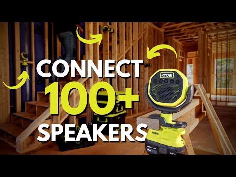 18V ONE+ VERSE? CLAMP SPEAKER KIT | RYOBI
