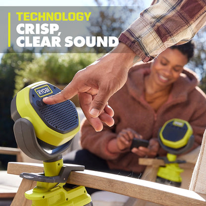 18V ONE+ VERSE? CLAMP SPEAKER KIT | RYOBI