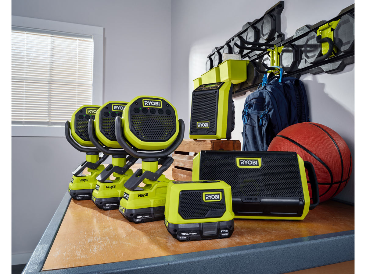 18V ONE+ VERSE? CLAMP SPEAKER KIT | RYOBI