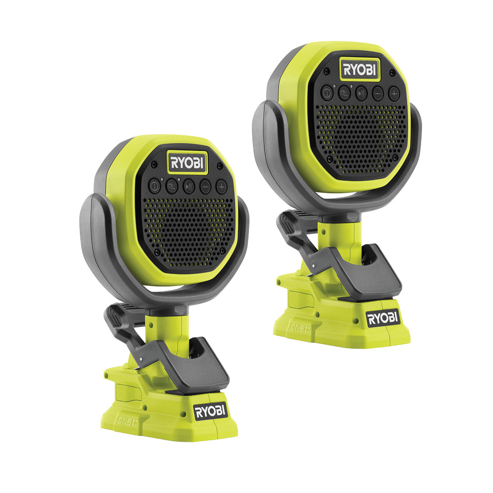 18V ONE+ VERSE? CLAMP SPEAKERS (2-PACK) | RYOBI