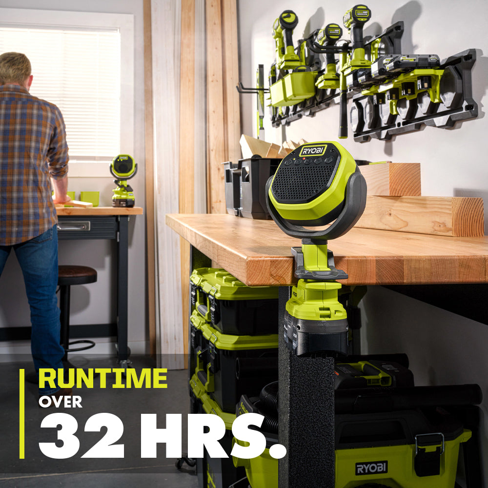 18V ONE+ VERSE? CLAMP SPEAKERS (2-PACK) | RYOBI