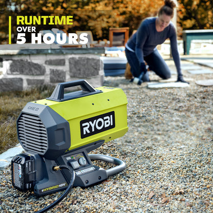 18V ONE+ HYBRID FORCED AIR PROPANE HEATER | RYOBI