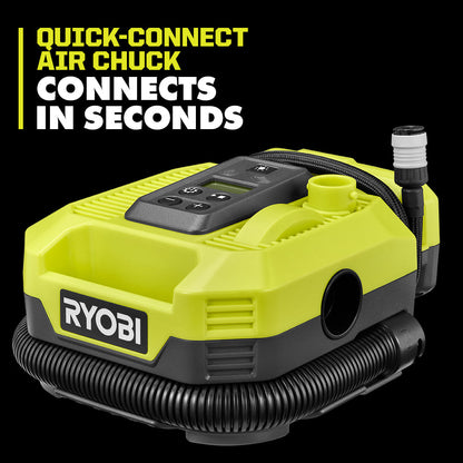 18V ONE+ DUAL FUNCTION DIGITAL INFLATOR/DEFLATOR | RYOBI