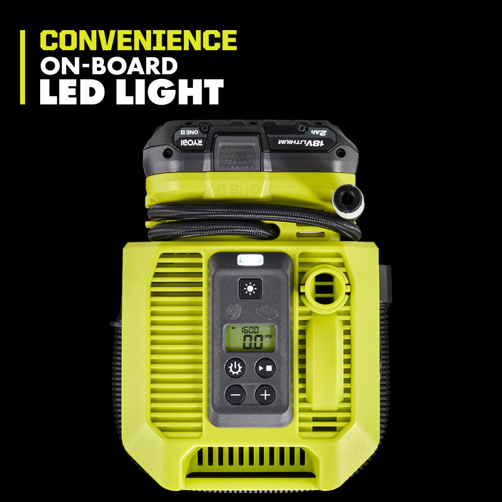 18V ONE+ DUAL FUNCTION DIGITAL INFLATOR/DEFLATOR | RYOBI