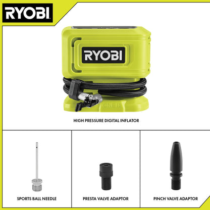 18V ONE+ HIGH PRESSURE DIGITAL INFLATOR | RYOBI