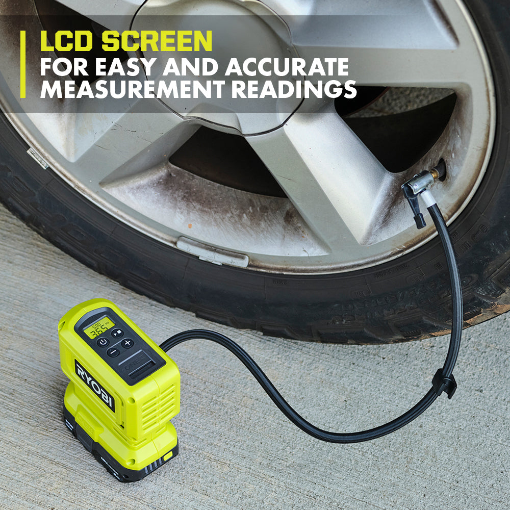 18V ONE+ HIGH PRESSURE DIGITAL INFLATOR | RYOBI