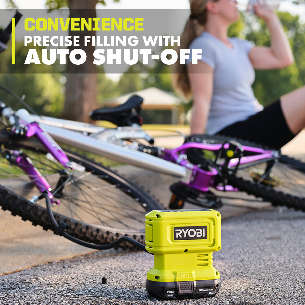 18V ONE+ HIGH PRESSURE DIGITAL INFLATOR KIT | RYOBI