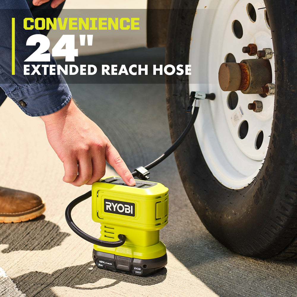18V ONE+ HIGH PRESSURE DIGITAL INFLATOR KIT | RYOBI