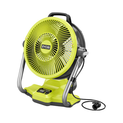 18V ONE+ 12″ HYBRID MISTING AIR CANNON FAN | RYOBI