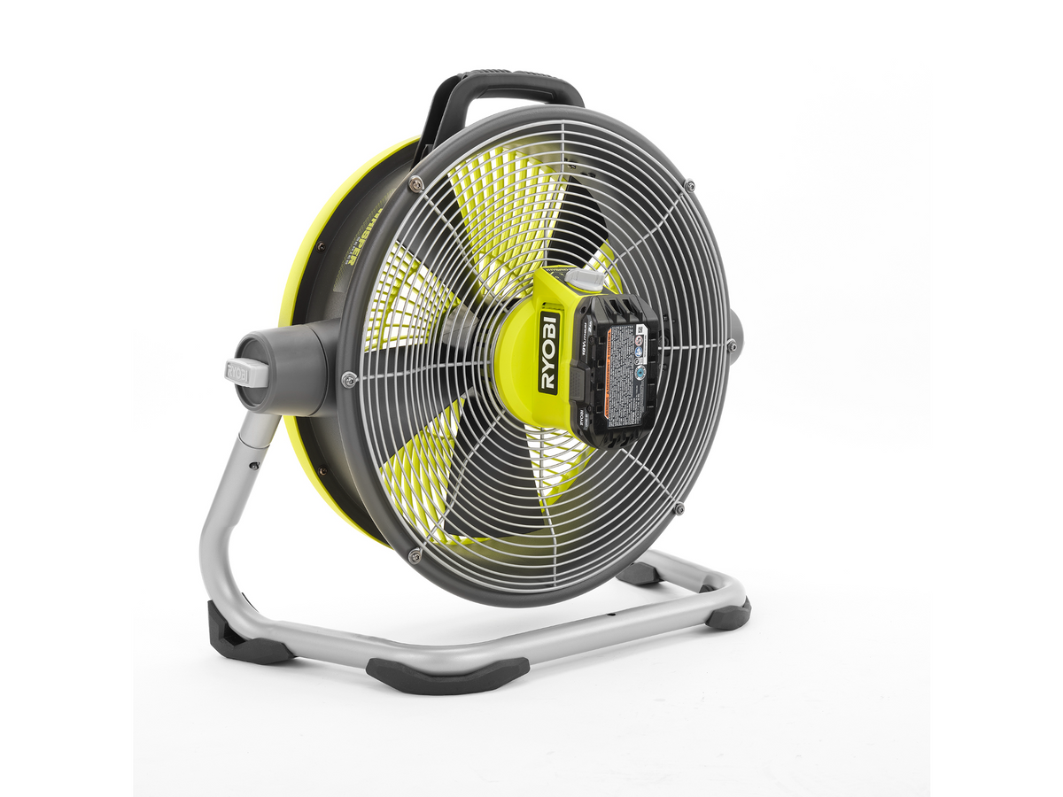 18V ONE+ HYBRID WHISPER SERIES 14″ AIR CANNON FAN | RYOBI
