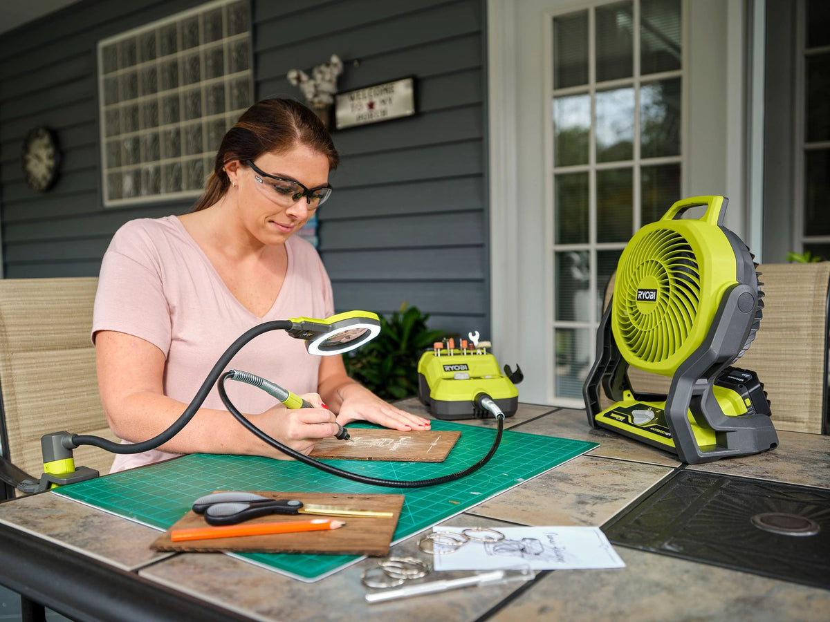 18V ONE+ HYBRID WHISPER SERIES 7.5″ FAN | RYOBI