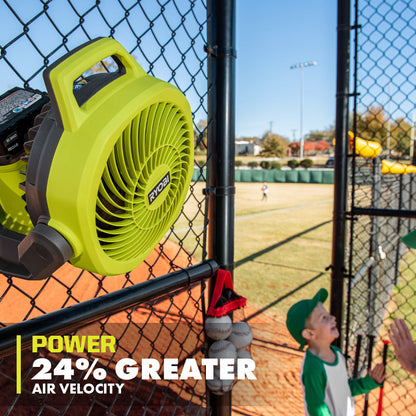 18V ONE+ HYBRID WHISPER SERIES 7.5″ FAN | RYOBI