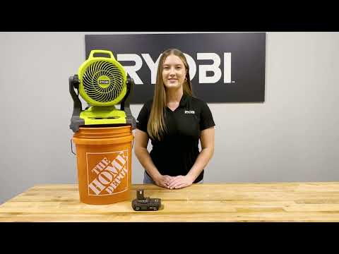 18V ONE+ WHISPER SERIES 7.5″ BUCKET TOP MISTING FAN KIT | RYOBI