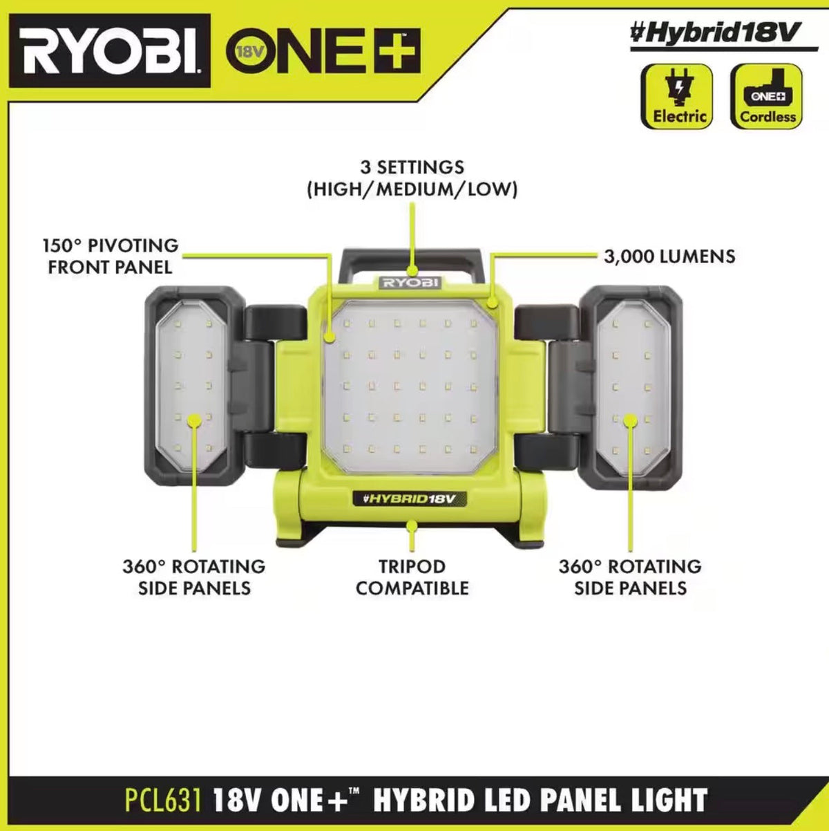 18V ONE+ 3-TOOL LIGHT COMBO | RYOBI