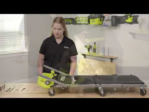 18V ONE+ DUAL FUNCTION LIGHTED CREEPER/SEAT | RYOBI