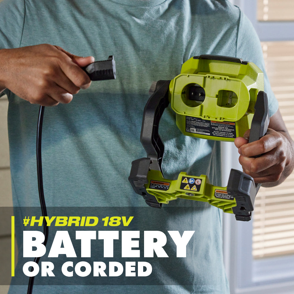 18V ONE+ HYBRID LED WORK LIGHT | RYOBI