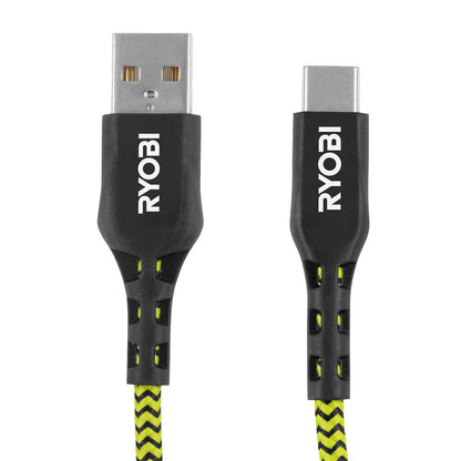4′ & 10′ USB-A TO LIGHTNING CABLES | RYOBI