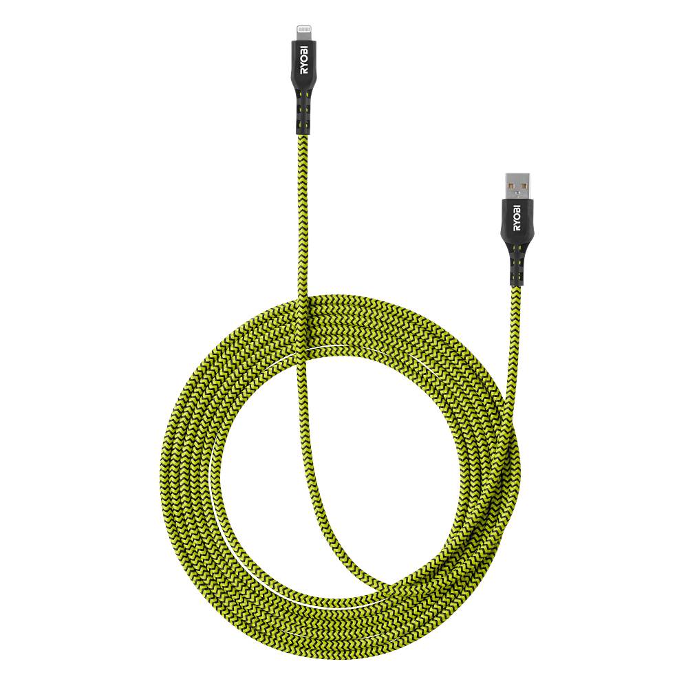 4′ & 10′ USB-A TO LIGHTNING CABLES | RYOBI