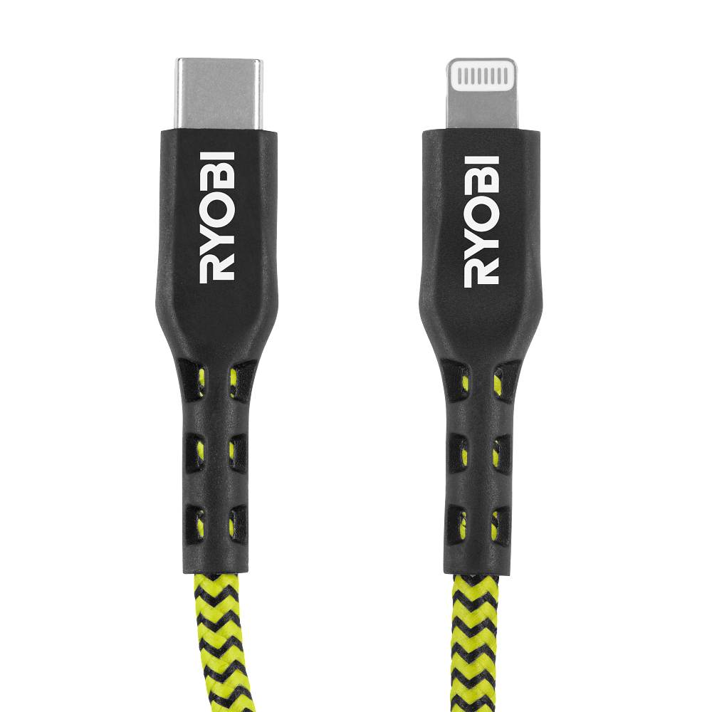 4′ & 10′ USB-C TO LIGHTNING CABLES | RYOBI
