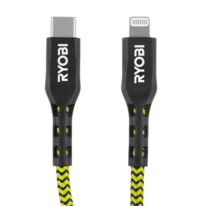 4′ & 10′ USB-C TO LIGHTNING CABLES | RYOBI