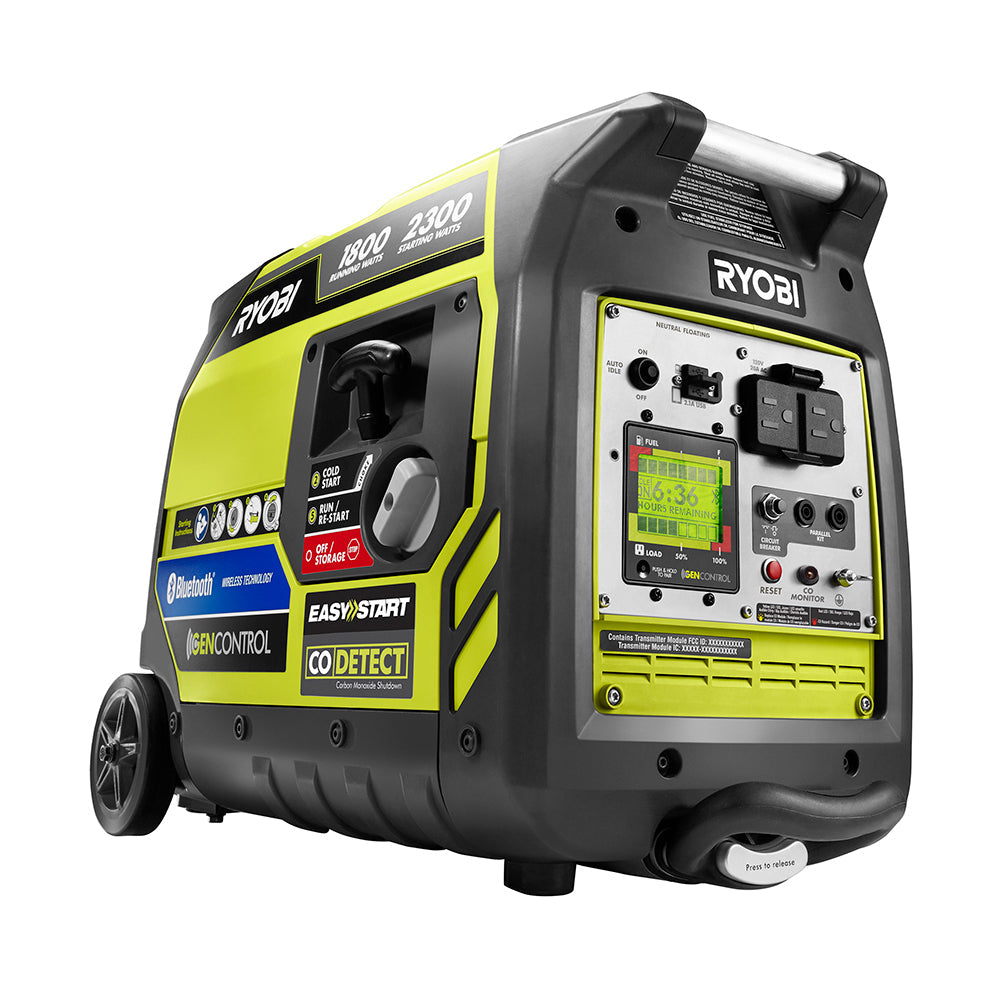 2300-WATT BLUETOOTH INVERTER GENERATOR | RYOBI