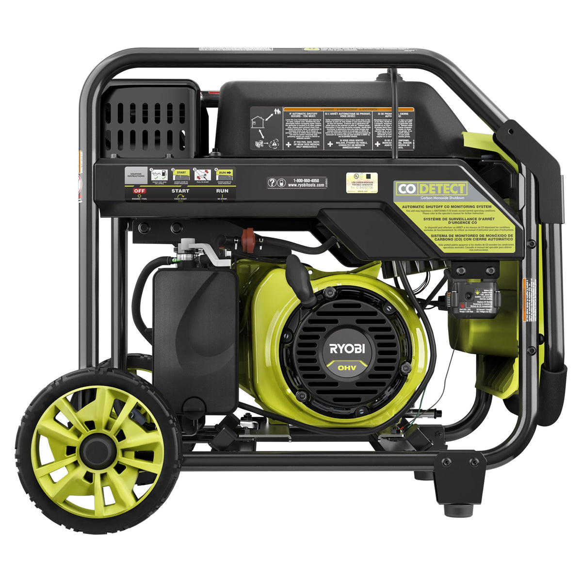 4000-WATT INVERTER GENERATOR WITH CO DETECT | RYOBI