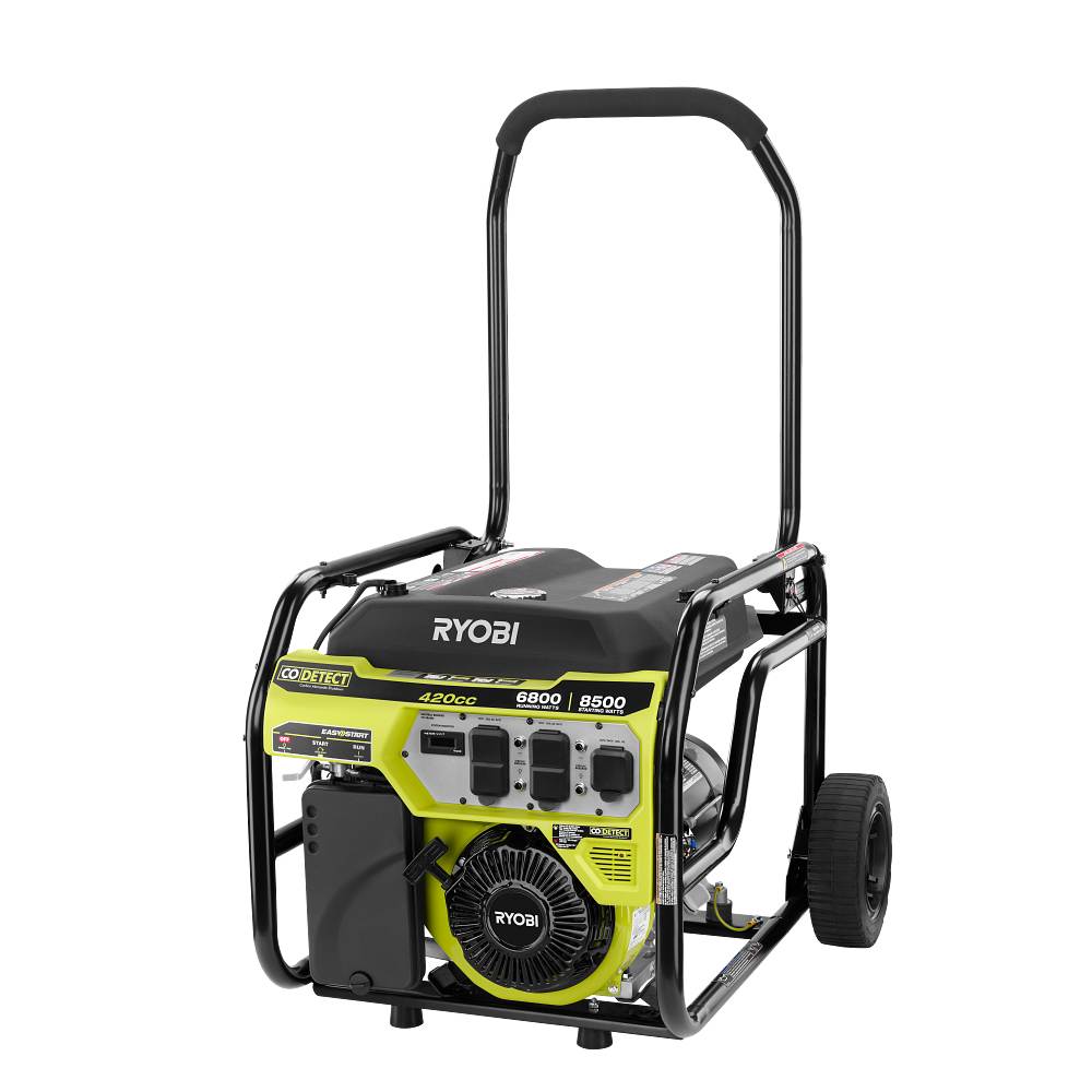 6800 WATT PORTABLE GENERATOR | RYOBI