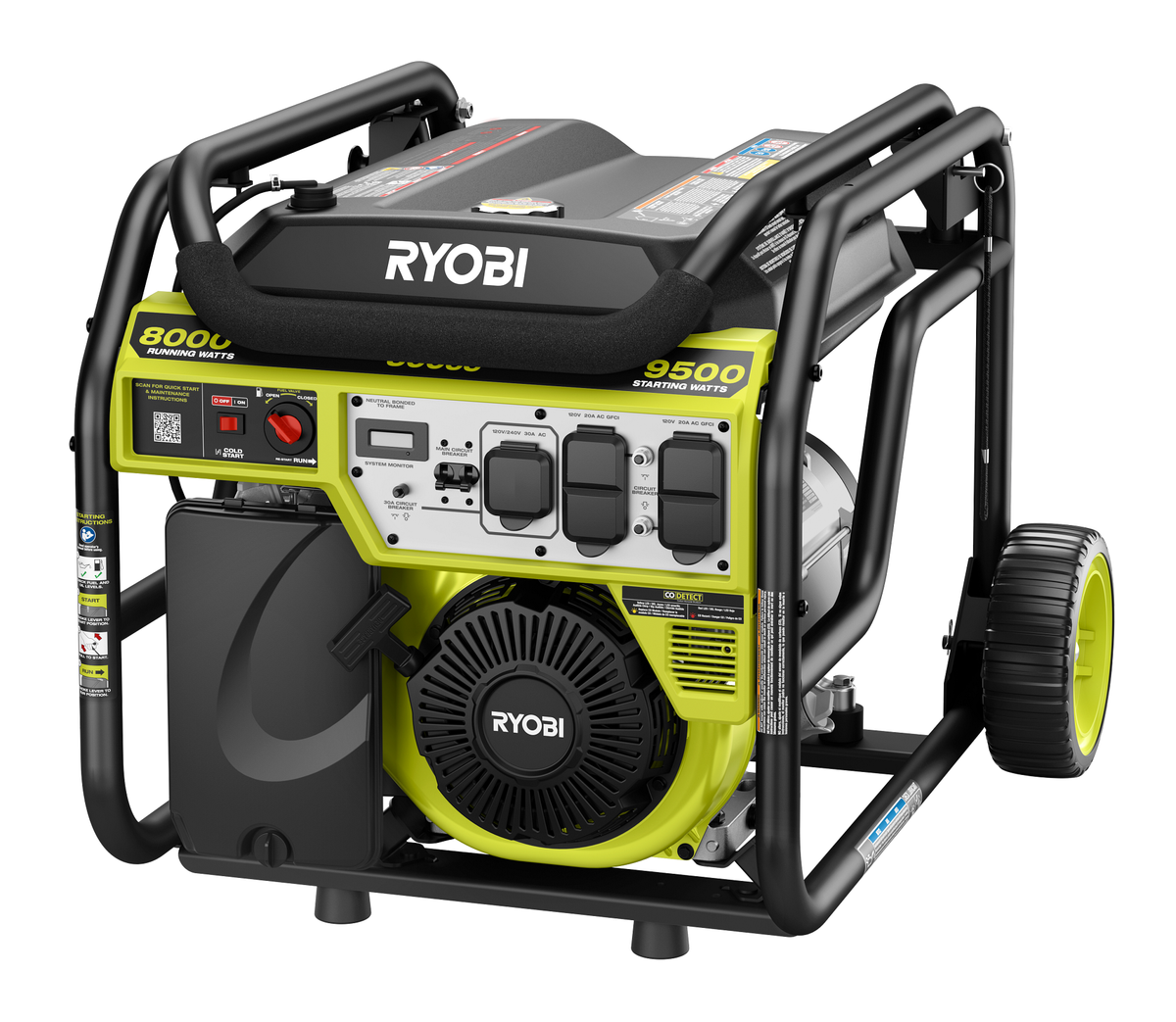 9500W PORTABLE GAS GENERATOR | RYOBI