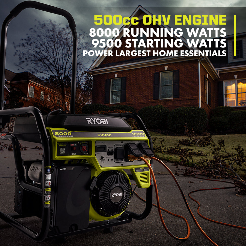9500W PORTABLE GAS GENERATOR | RYOBI
