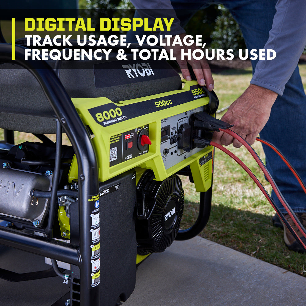 9500W PORTABLE GAS GENERATOR | RYOBI