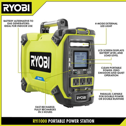 1800-WATT PORTABLE POWER STATION | RYOBI