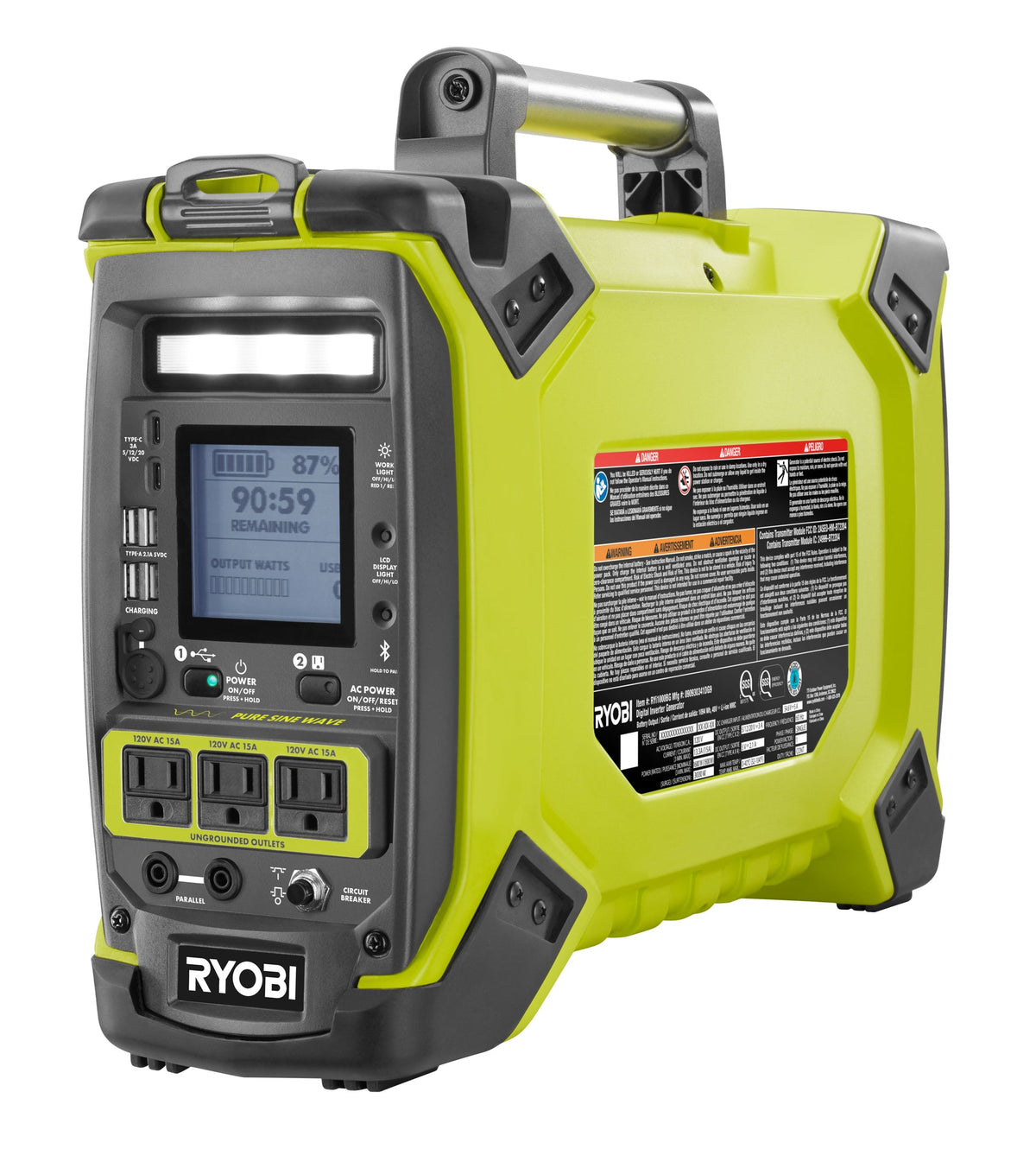 1800-WATT PORTABLE POWER STATION | RYOBI