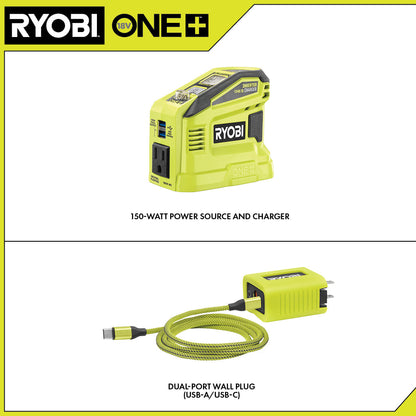 18V ONE+ 150-WATT BATTERY POWER SOURCE AND CHARGER | RYOBI