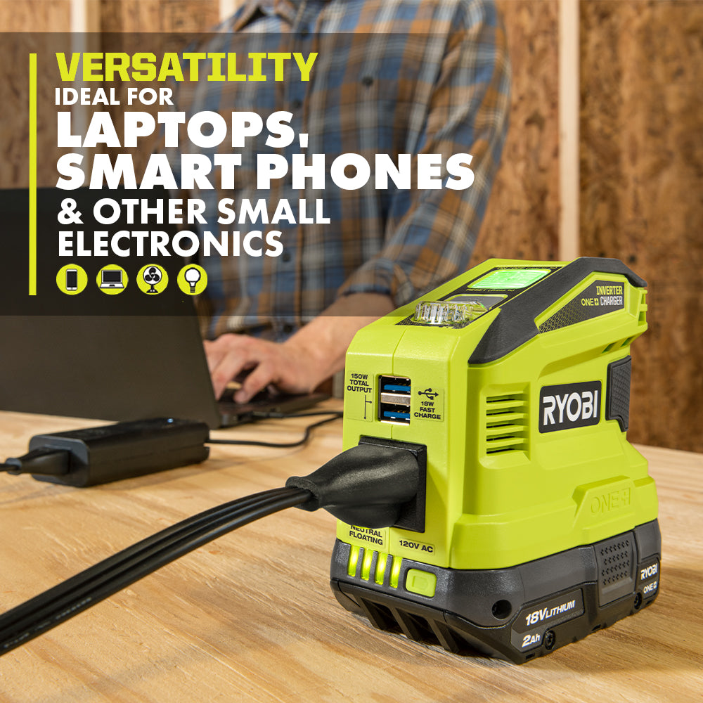 18V ONE+ 150-WATT BATTERY POWER SOURCE AND CHARGER | RYOBI