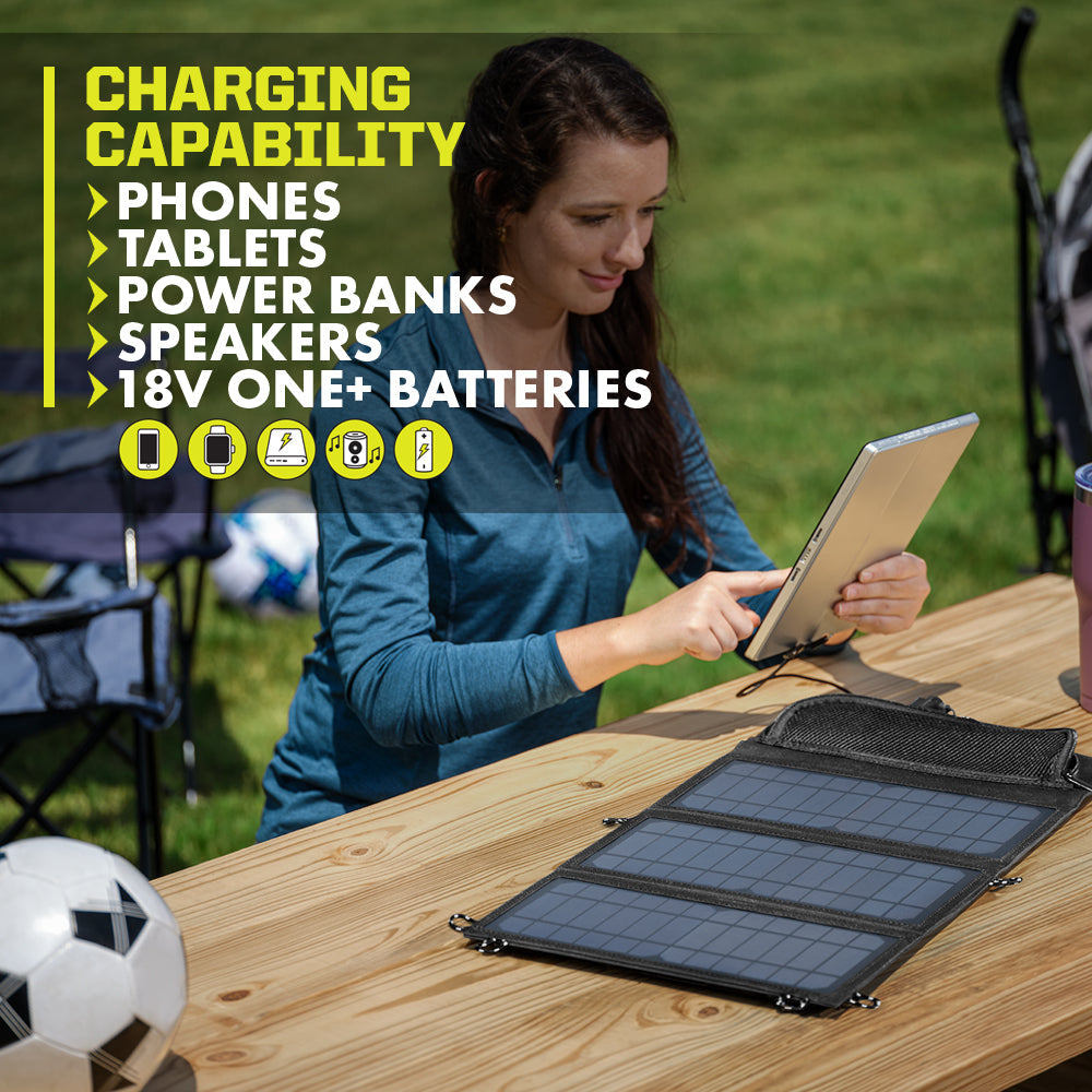 21-WATT FOLDABLE SOLAR PANEL | RYOBI