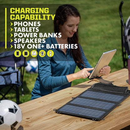 21-WATT FOLDABLE SOLAR PANEL | RYOBI
