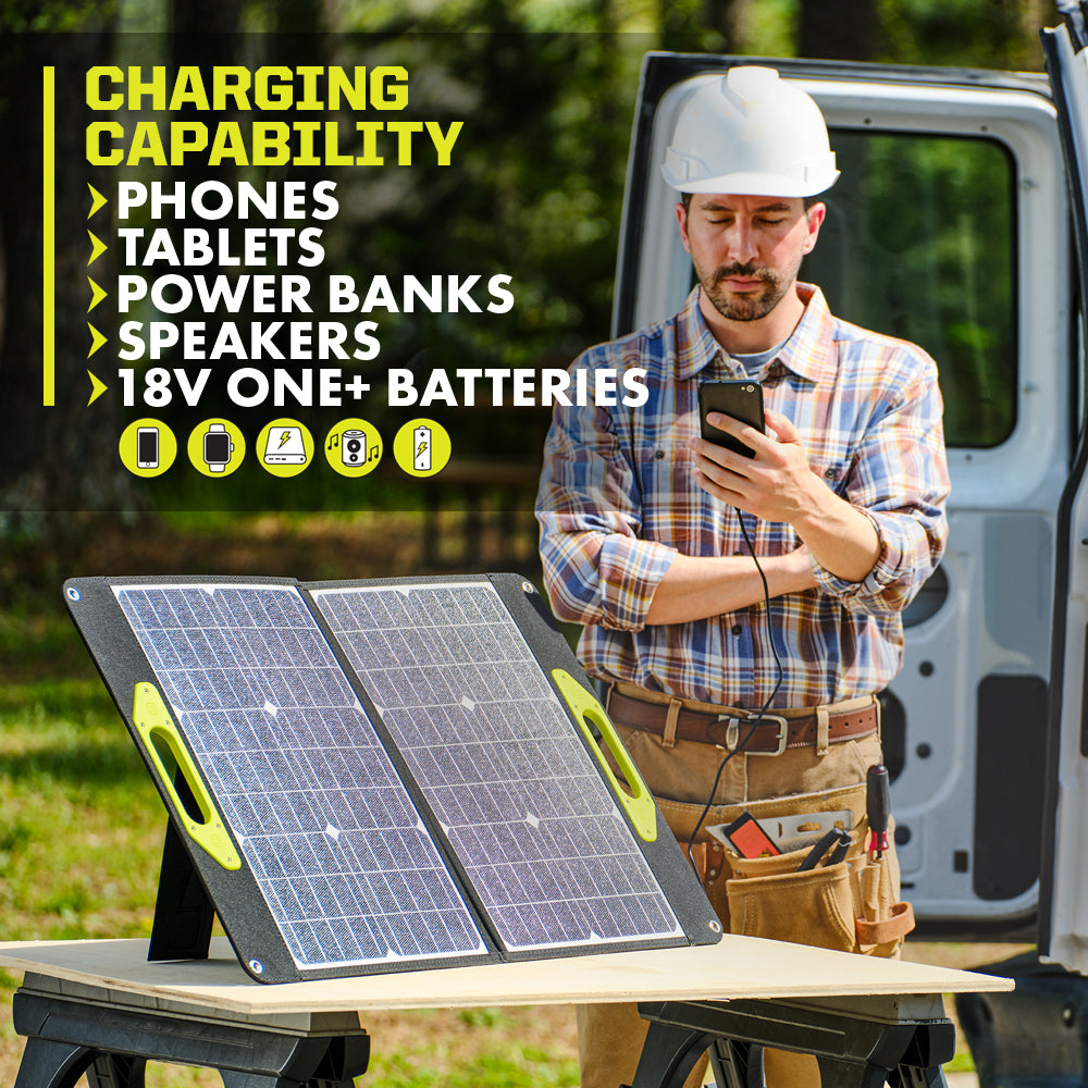 60-WATT FOLDABLE SOLAR PANEL | RYOBI