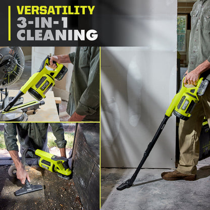 18V ONE+ HP BRUSHLESS JOBSITE HAND VACUUM | RYOBI