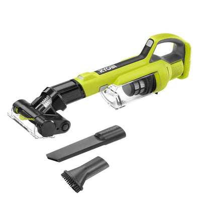 ONE+ 18V CORDLESS VACUUM CLEANER HANDHELD, HAND VACUUM WITH POWERED BRUSH (TOOL ONLY) | RYOBI