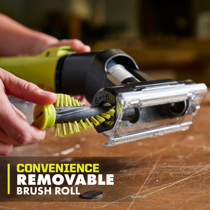 ONE+ 18V CORDLESS VACUUM CLEANER HANDHELD, HAND VACUUM WITH POWERED BRUSH (TOOL ONLY) | RYOBI